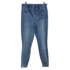 Spanx High Rise Skinny Jeans Medium Wash Pull-On Denim Jeans Jegginge Size M